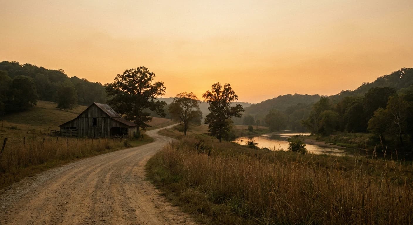 Rural Alabama landscape representing the cottage food community in the Yellowhammer State