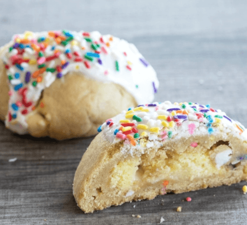 Birthday Cake-Loaded Cookie!