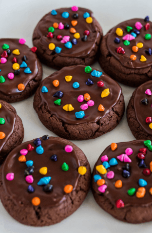 Cosmic Brownie-Loaded Cookie!